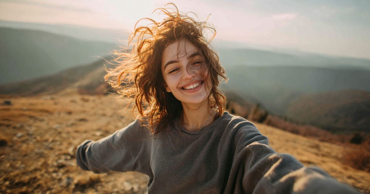 woman smiling after anxiety treatment in villanova pa