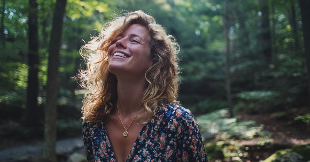 woman smiling after ptsd treatment in pennsylvania
